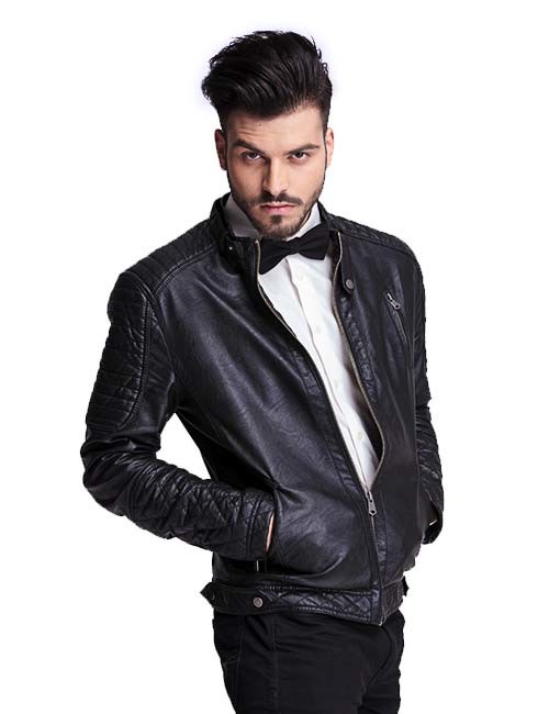 Black Leather Jacket - Schoolwear 